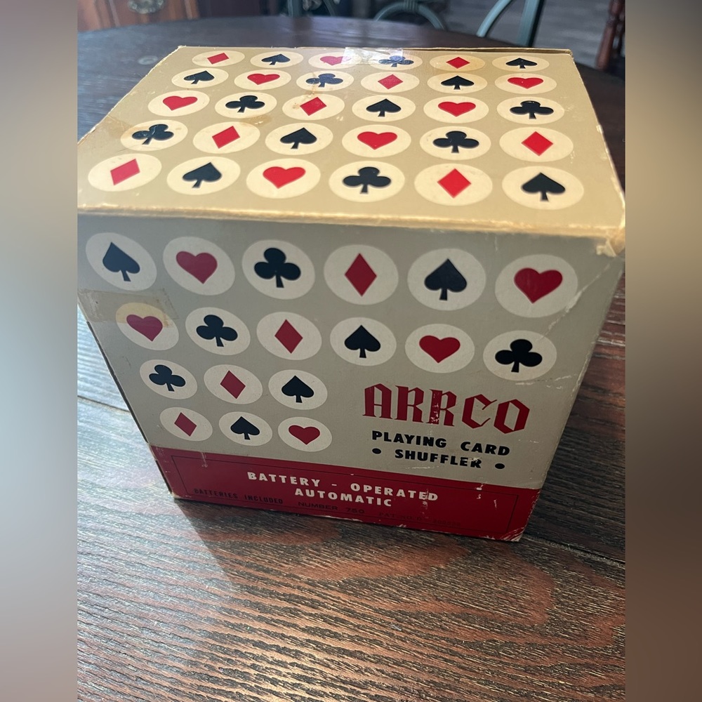 VINTAGE card shuffler